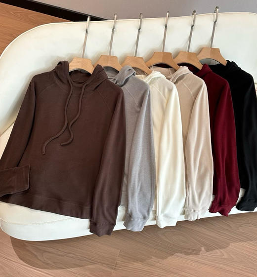 黑钻石山羊绒高领毛衫卫衣帽衫102707 商品图12