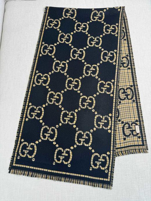 古驰 经典提花大G字母围巾（DSX） 商品图0