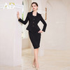 AD赫本风黑色方领西装两件套女秋冬新款法式小香风名媛范正装套裙 商品缩略图0