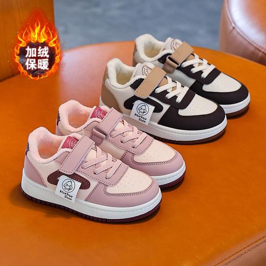 小黄鸭儿童德训鞋冬季加绒棉鞋防滑男女童冬鞋二棉鞋保暖板鞋 商品图8