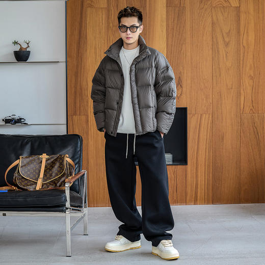徐太浪【辑行设计 大码厚款】面包服羽绒服男冬季保暖防寒服外套 商品图2