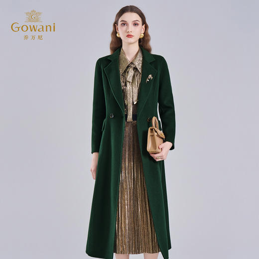 【羊绒】乔万尼秋冬新款羊毛羊绒大衣女中长款外套ET4A937 商品图1