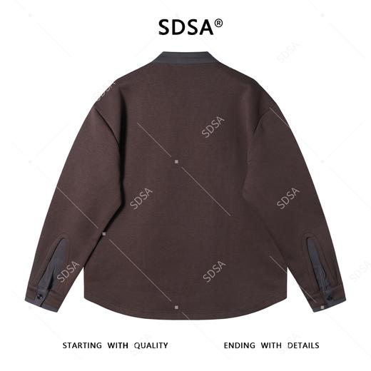 23166SDSA秋冬新款痞帅男装韩版拼接纽扣V领假两件卫衣百搭套头上衣潮 商品图5