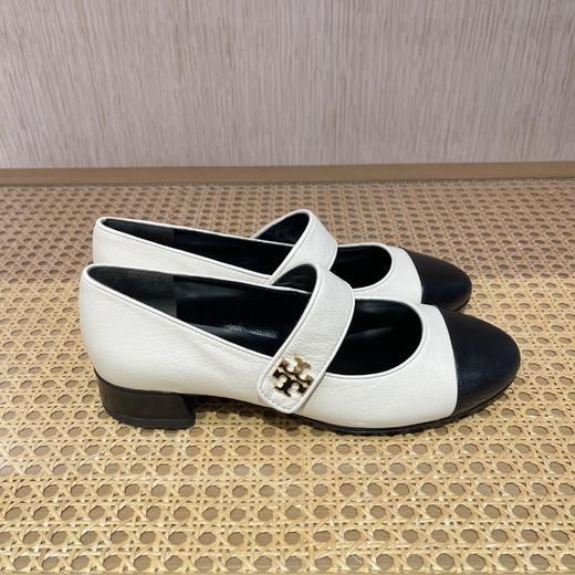 TORY BURCH 玛丽珍鞋女  159170-100-F 白色/黑色.【鞋底有膜，试穿小心】 商品图2