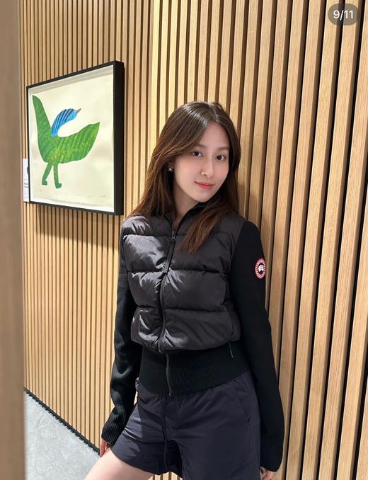 Canada goose 加拿大鹅HyBridge Wide Quit 6506W 女款立领针织袖羽绒服（EJ） 商品图6