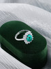 子佩集【翠华】S925银戒指【RM0473-XF】培育宝石祖母绿大号2510 商品缩略图2