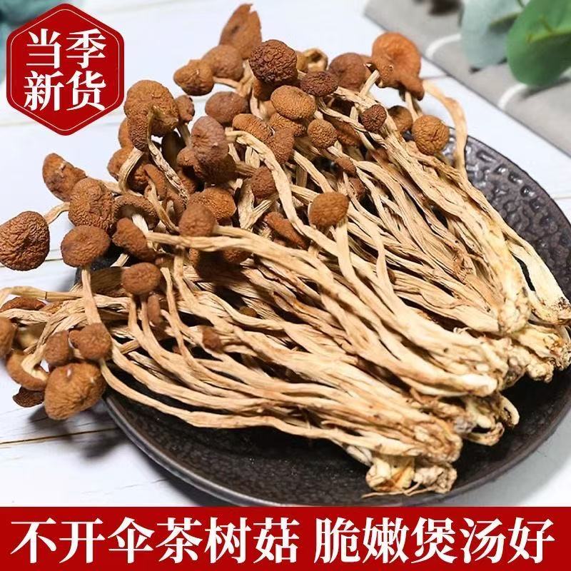 【干货不开伞❗️古田茶树菇】优选产地当季菌材，自然生长， 新鲜采摘，产地决定品质和口感，干货批发开伞茶树菇L
