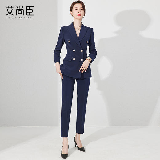 西装套装女高端职业装正装工秋装修身西服外套酒店经理工作服制服 商品图2