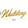 婚车字母Wedding(金色)/婚礼/车头字母 商品缩略图3