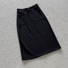 大王羊绒真丝混纺开叉直筒半裙 商品缩略图6
