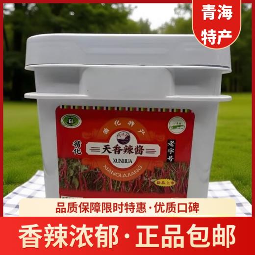 青海循化天香清真香辣酱 辣椒酱大桶商用饭店用4.5KG装老牌子 商品图3