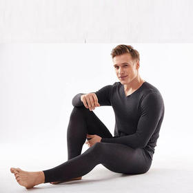 男丨【169元2件】男士保暖衣保暖裤V领冬季男士打底衣【FL25631/FL25631B】