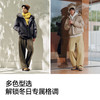 森马羽绒服男冬80绒子三防飞行员外套2025新款可拆卸毛领连帽上衣 商品缩略图4