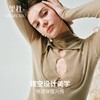 里性 LIVARY MIO 叠影 高领打底针织衫绵羊毛衫叠穿上衣性感微透 商品缩略图3