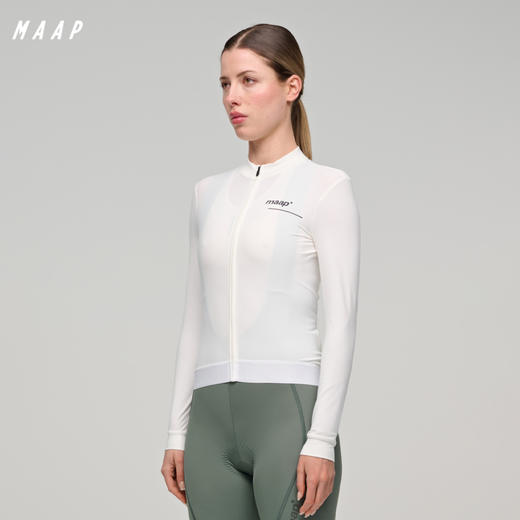 MAAP 女士 Training 系列 薄绒长袖骑行服 白色 商品图0
