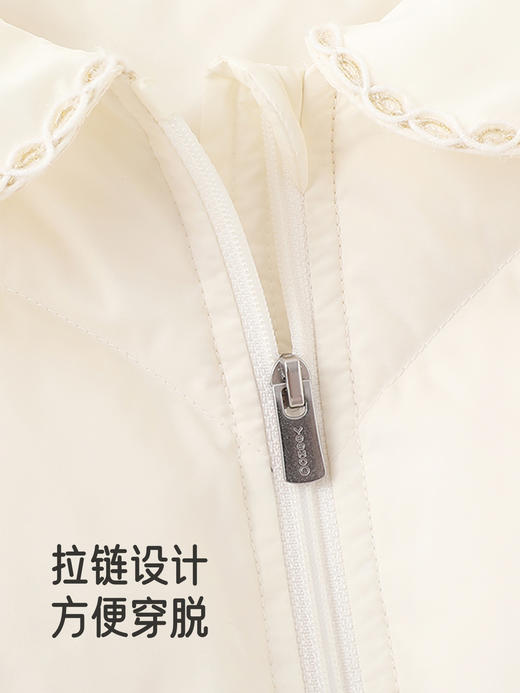 英氏儿童羽绒服秋冬防寒女童假两件连衣裙外套超韧绒YRWXJ4R113A 商品图3