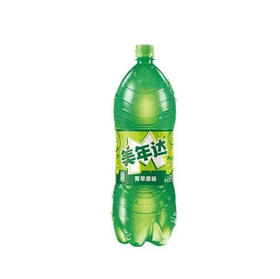 美年达Mirinda 青苹果味汽水碳酸饮料2L/瓶