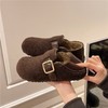 【YW】无忧购毛毛勃肯鞋女厚底加绒鞋秋冬新款外穿懒人鞋6673（截单后3-5天发货） 商品缩略图3