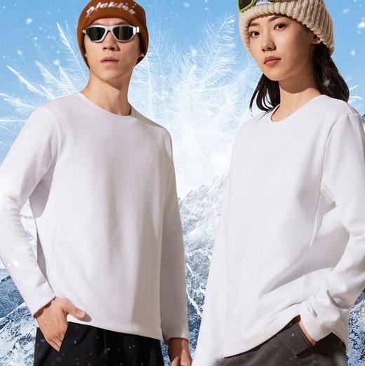 升级款 拒水鹅绒𝐓 单面绒/双面绒小白T男女同款 商品图1