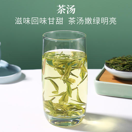 2025新茶上市徽六明前特级白茶茶叶安吉绿茶尝鲜50g 商品图1