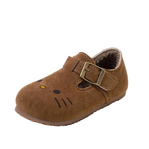 九峰鸟女童勃肯鞋儿童加绒二棉鞋秋冬季新款保暖KT猫卡通洋气宝宝鞋21-34 商品图4