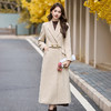 SNX3055通勤风呢子外套女2025冬季新款女装时尚大翻领修身显瘦毛呢大衣 商品缩略图3
