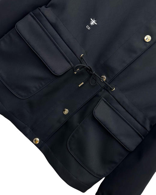 女款全棉连帽风衣外套he010 商品图2