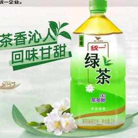 【饮料】统一 绿茶茉莉味茶饮料低糖 1L/瓶