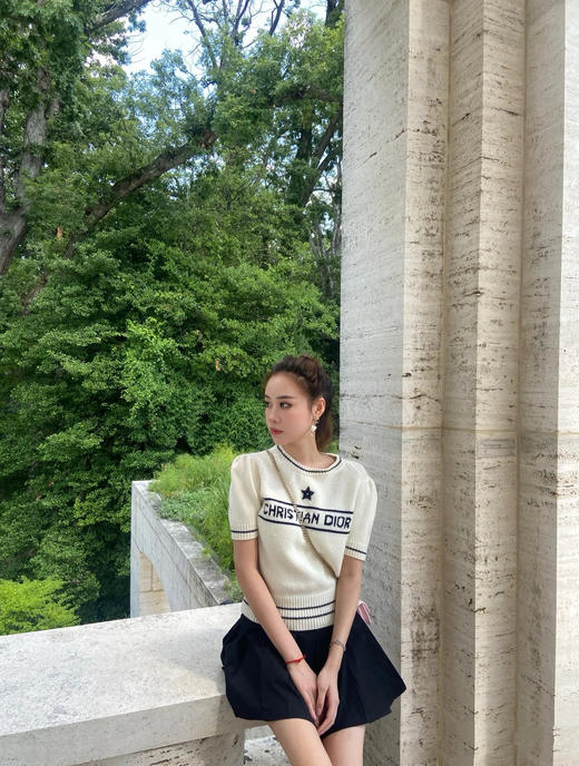 DIOR 迪奥25 早春幸运星毛织经典款短袖（ZY*TM） 商品图7