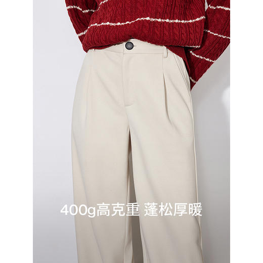 初语毛呢休闲裤8447026 商品图3