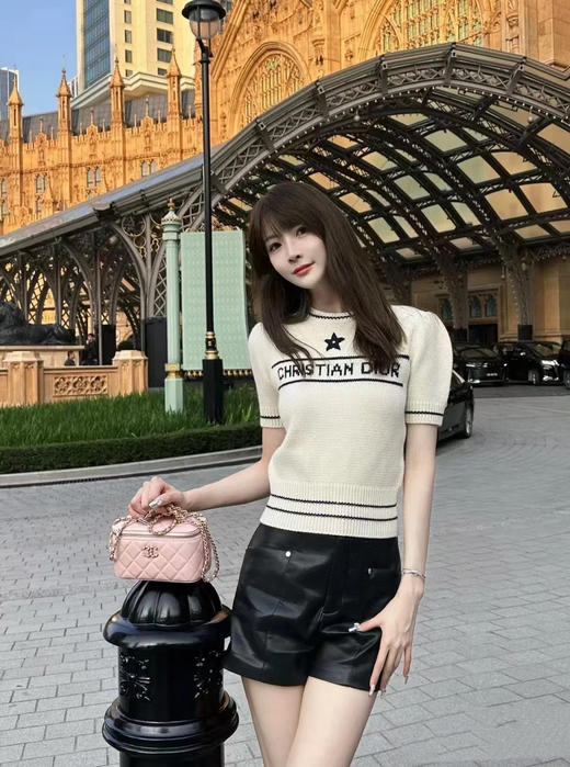 DIOR 迪奥25 早春幸运星毛织经典款短袖（ZY*TM） 商品图0