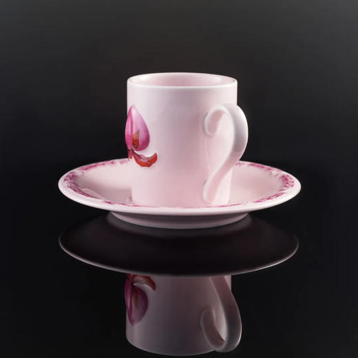 喜行乐/福禄桃咖啡杯碟组合 粉 商品图1