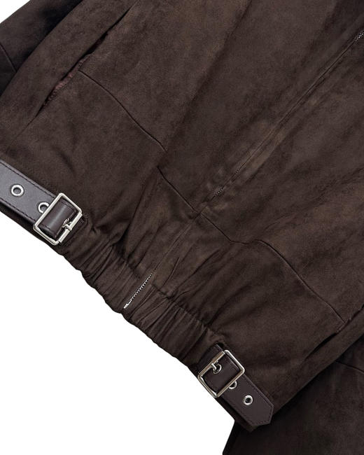 女款麂皮绒皮扣外套zo014 商品图2