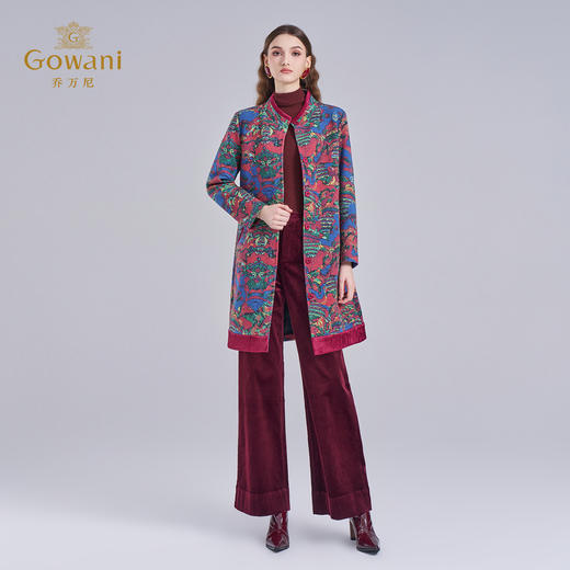 【云龙绞纹】【香云纱】乔万尼重磅外套复古气质贵气大衣EI4A693 商品图2