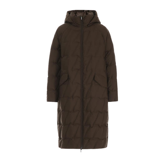 EITIE爱特爱宽松廓形格子保暖连帽羽绒服冬季新款8011707 商品图5