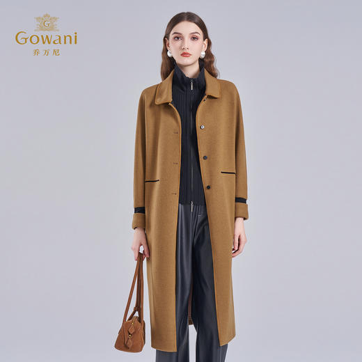 【100%绵羊毛】乔万尼羊毛大衣时尚宽松设计毛呢外套EM4A566 商品图1