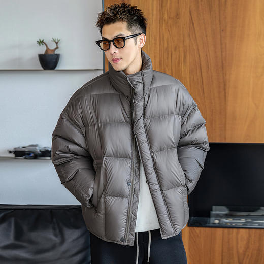 徐太浪【辑行设计 大码厚款】面包服羽绒服男冬季保暖防寒服外套 商品图0