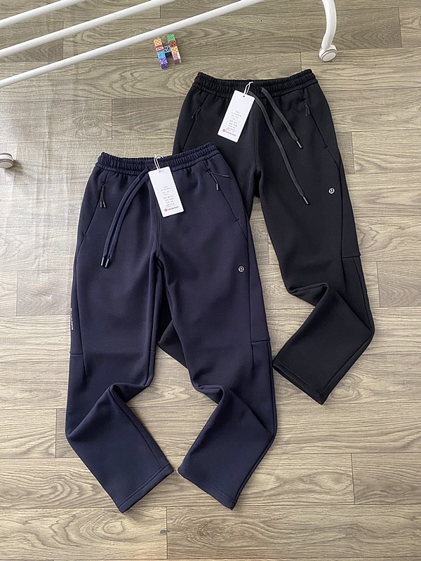 露露男士冬季加绒卫裤