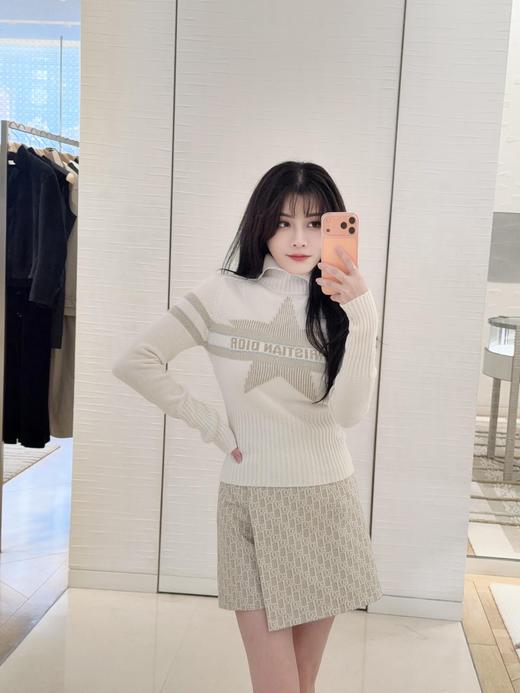 迪奥 25Fw早秋新款 阿尔卑斯系列星星字母提花针织衫(DQJ) 商品图4