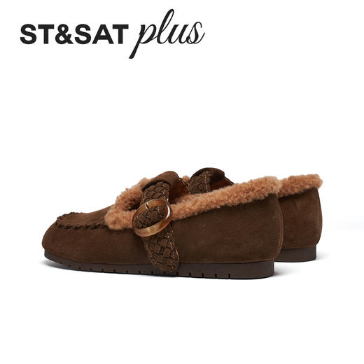 星期六复古编织风加绒保暖勃肯鞋SSD4111548 商品图11