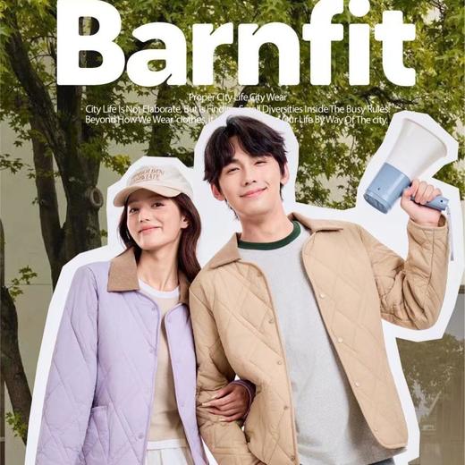 可拆翻领绗缝羊毛长袖外套保暖棉衣，秋冬棉服可拆卸毛领一衣两穿 商品图0