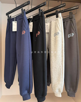 Gap大童四色羊羔绒卫裤