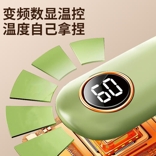 【全包发热无水更安全❗️360°均匀暖宫暖腹】新款石墨烯暖手袋无水恒温发热暖宝宝三档显数保暖便携暖手宝。hb 商品图2