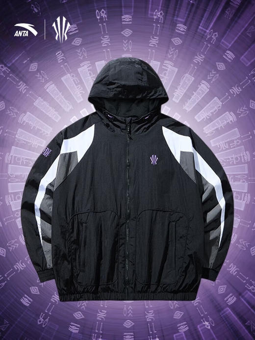 安踏凯里·欧文系列篮球运动外套男防泼水宽松上衣172441603N-3 商品图0