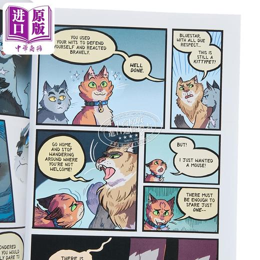 【中商原版】猫武士漫画版#1 Warriors Graphic Novel: The Prophecies Begin #1 英文原版 儿童桥梁漫画 图画小说 动物故事 商品图2