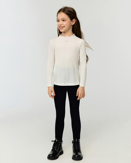 【春上新】8楼爱慕儿童Aimer Kids女孩无缝暖暖打底裤打底裤AK182K791，吊牌价299元 商品图3