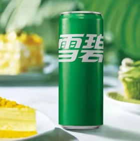 雪碧Sprite 清爽柠檬味汽水 330ml/罐