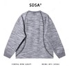 SDSA男士秋冬新款痞帅男装韩版扎染撞色缝线设计圆领卫衣百搭时尚 商品缩略图5