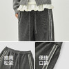 森马休闲裤女冬季花边撞色宽松仿呢长裤2025新款显腿长气质阔腿裤 商品缩略图3