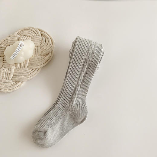 【纯色简约，搭配可爱的蝴蝶结，让你的小公主更加可爱】儿童连裤袜宝宝春秋季婴儿打底袜 纯色蝴蝶结连体袜女童打底裤。hb 商品图12